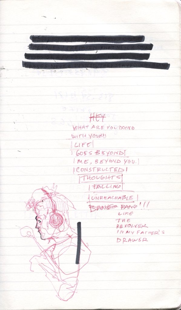 adelaidoolea's tweet photo. when through my old moleskine sketchbook dating back to late 2016- early 2017 and found these gems, which include early concepts for several comics #sketchbook #altcomic https://t.co/TmUJYyQ2iR
