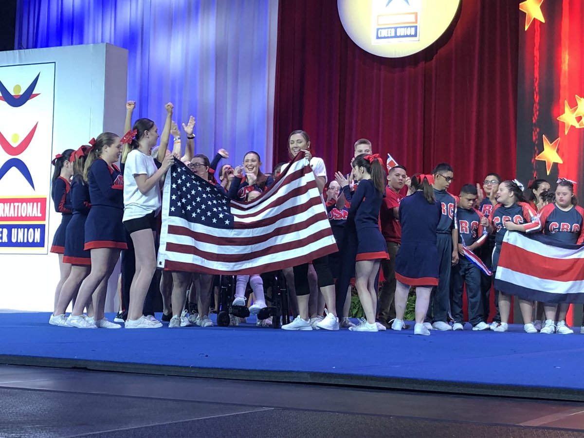 WOW! What an incredible day! Special Abilities Unified is bringing back a Gold medal while ParaCheer, ParaCheer Hip Hop and Special Abilities Traditional, are bringing back Silver! #USAcheer #icuworlds2018 🇺🇸