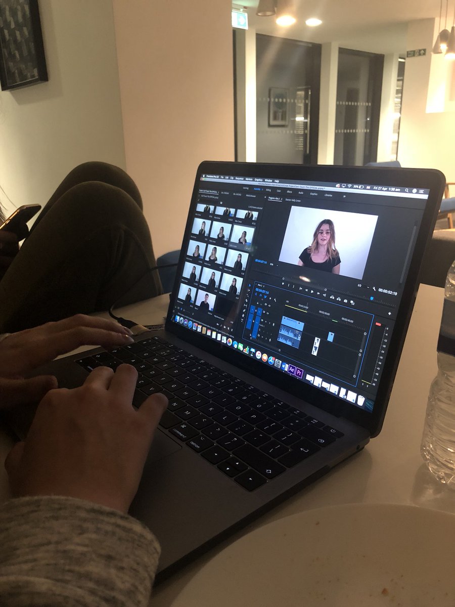 CTTcampaign's tweet photo. It is 3.07am and we have finally finished editing for the night. So excited for you to see it!! @BCUHerStory #CantTouchThis #BCUHerStory https://t.co/EdGKUMCXrP