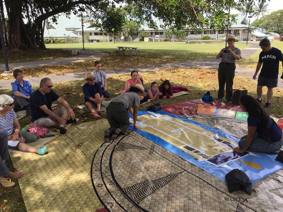 HIPacParks's tweet photo. Fantastic day on #Maui today @ the HPPA-supported ‘Ike Hana Lima “Skilled Craftsman Series”. We were also there to hear this Hokule’a Captain & Apprentice Navigator talk about #traditional #Polynesian #voyaging @ the UH MC. We hope you were there! #Hokulea #starcompass #Haleakala https://t.co/6gplaNodaV
