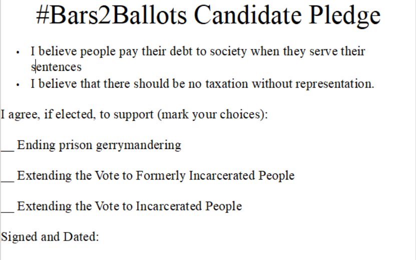 JoshuaBHoe's tweet photo. @SlaveryPrison @PrisonReformMvt @RegistryMatters The basis of the plan I have been pushing is attached, I have been calling it #Vars2Ballots and use that hashtag and as a bit of an insider joke #BluesWave as a play on the Dems "Blue Wave" https://t.co/lM7GRgjIqS