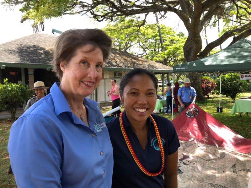 HIPacParks's tweet photo. Fantastic day on #Maui today @ the HPPA-supported ‘Ike Hana Lima “Skilled Craftsman Series”. We were also there to hear this Hokule’a Captain & Apprentice Navigator talk about #traditional #Polynesian #voyaging @ the UH MC. We hope you were there! #Hokulea #starcompass #Haleakala https://t.co/6gplaNodaV