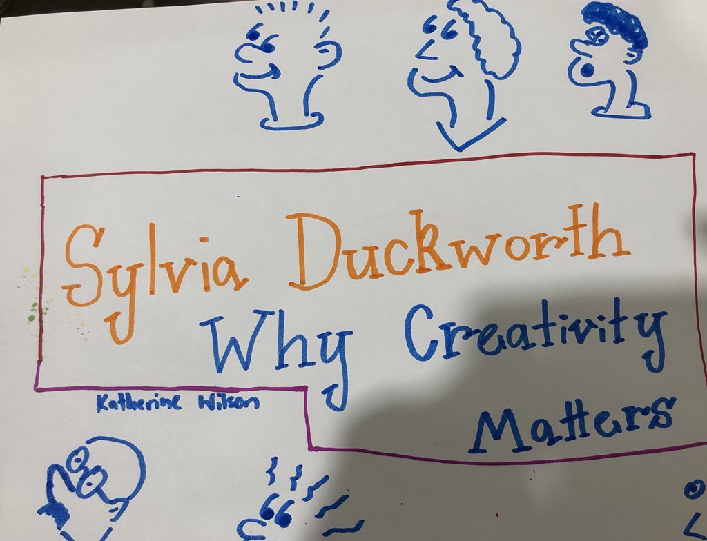 EducatorKat's tweet photo. Beginner sketchnote @sylviaduckworth #energiseNZ2018 #stilllearning #creativitymatters https://t.co/gykdiyssxk