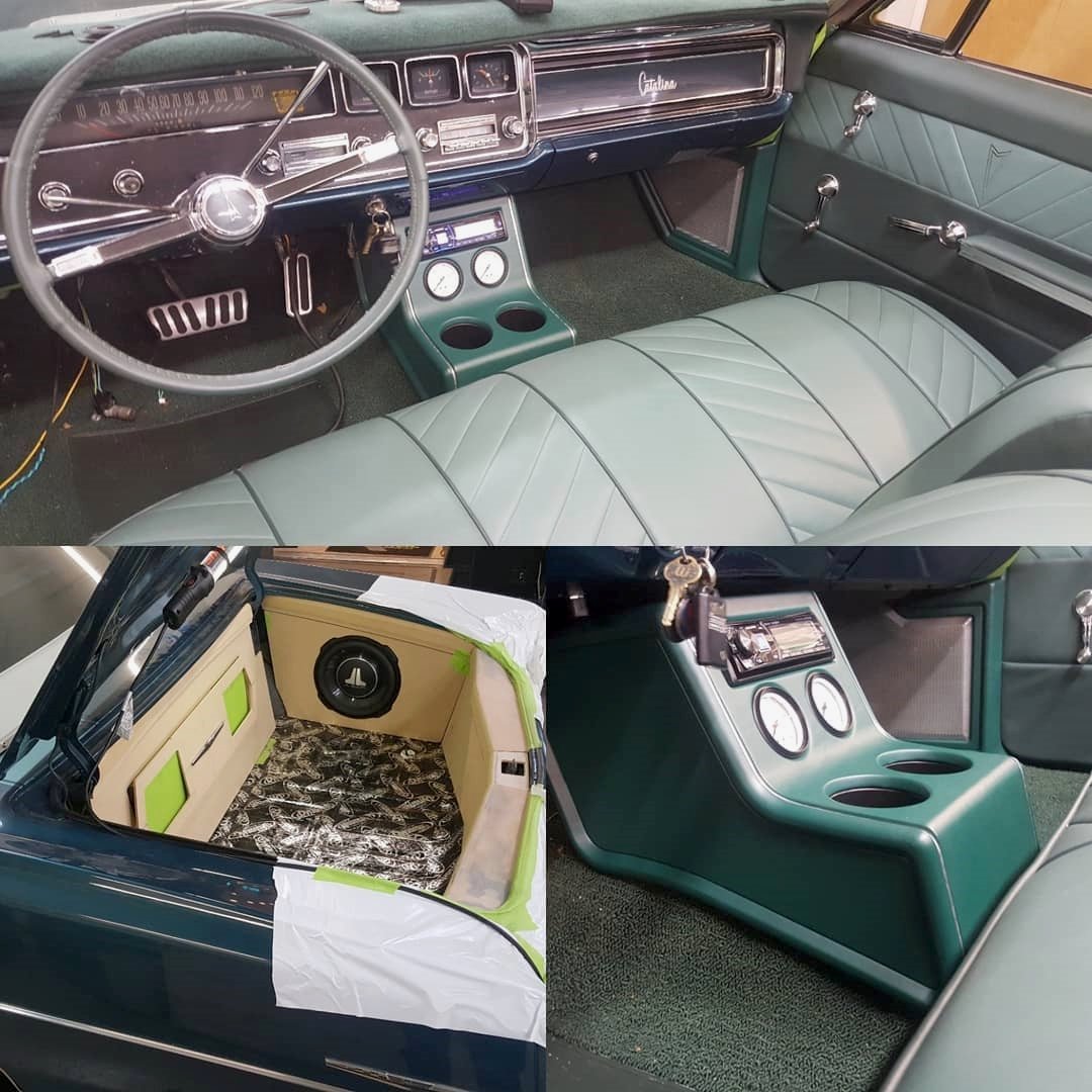 Repost from @warrenjwilliams
Finally time to work on the Catalina. Getting closer, soon to be a wrap. #hitechcaraudio510 #Catalina #MSFABARMY  #jugglingjobs #loud #customtrunk #cleansound #12voltmisfits #progressnotperfection #oldschooltunes #catalinawinemixer