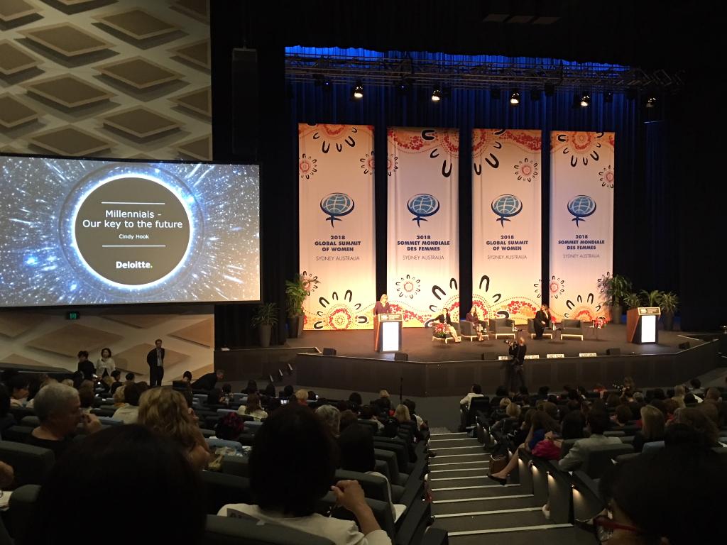 Green_Dot's tweet photo. "This generation has been born into an era of exponential #change and #disruption and can #lead the way with their innate ability to adapt." - @cindy_hook talking #millennials at the #GSWSydney https://t.co/XMu7UIbAuV
