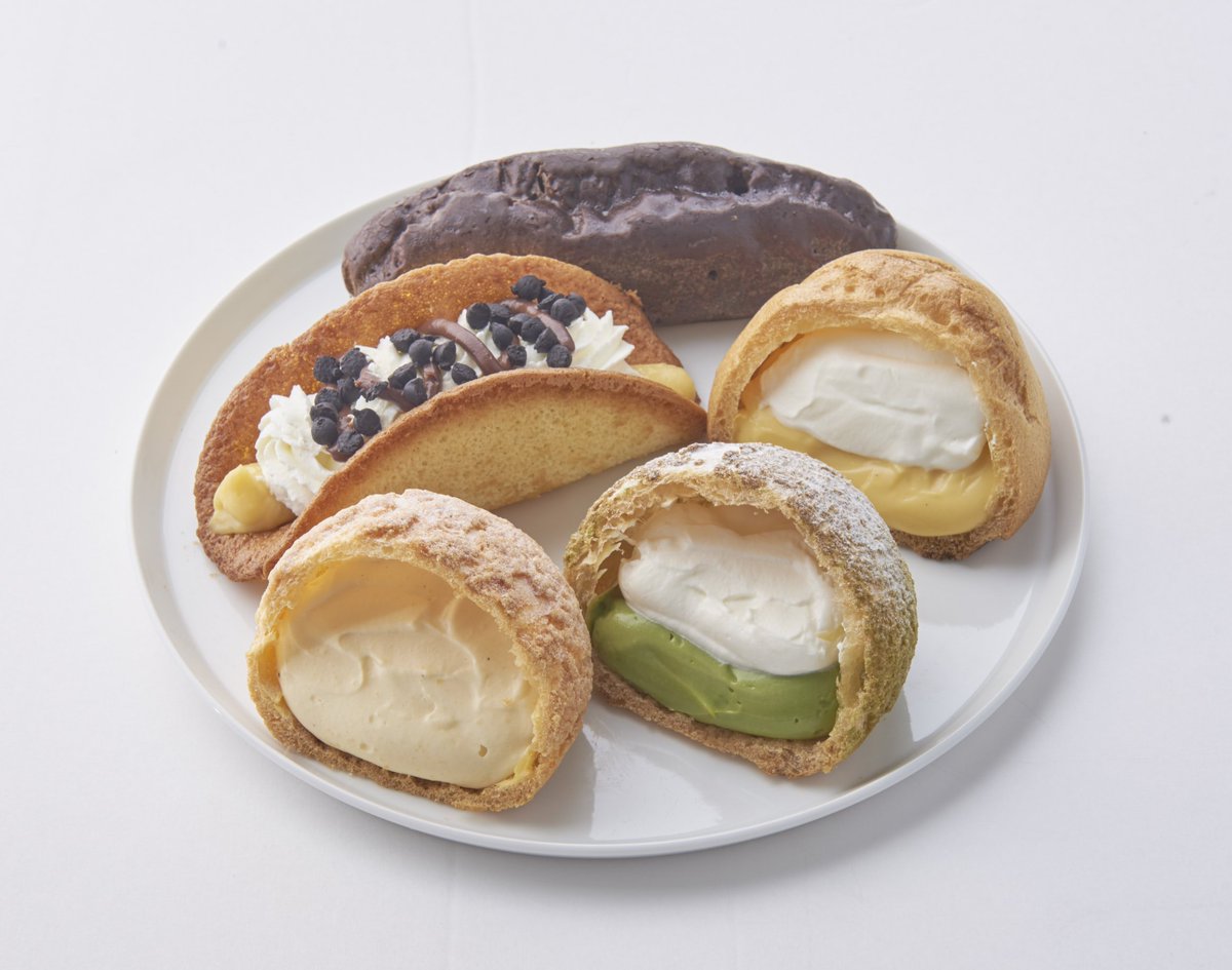 シャトレーゼ 公式 新作のデザートクッキーシューメロン やチョコバナナのふんわりオムレット が入った 5種のチルドデザート詰合せ646円 今ならポイント3倍です Byりこ シャトレーゼ シュークリーム メロン チョコバナナ