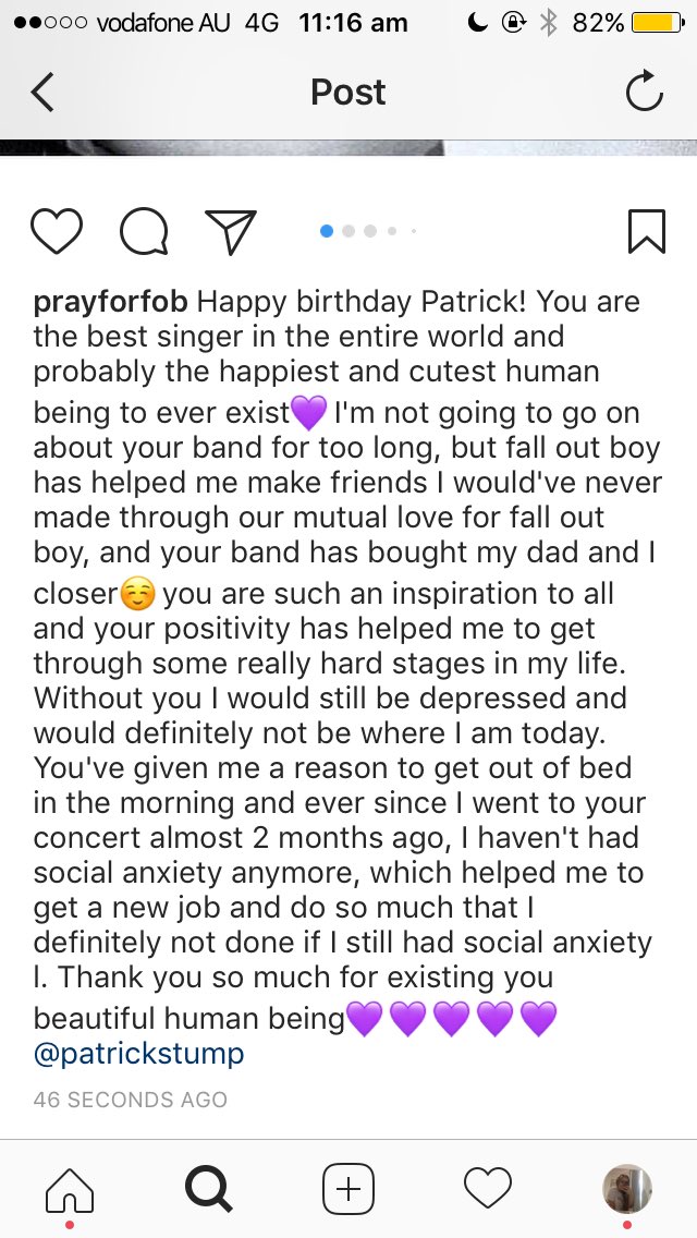 Happy birthday Patrick Stump! Here\s a repost from my Instagram  