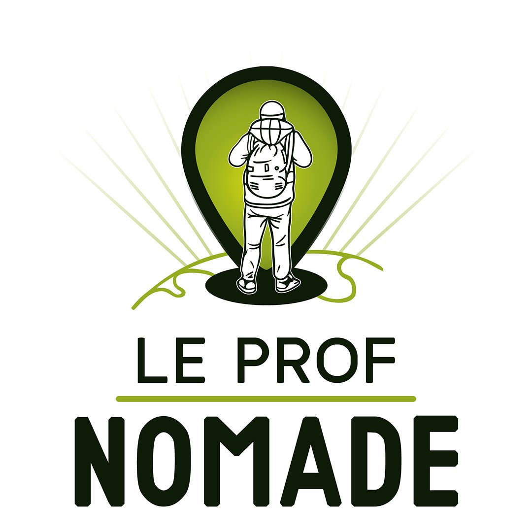 Insanemoe's tweet photo. Logo pour @leprofnomade
Un projet de blog par un voyageur/enseignant @olibalboa182
Il partagera ses aventures et histoires venant de partout autour du monde !
Une super bonne idée très inspirante.
#voyager #blog #Monde https://t.co/VhNZgTCAxc