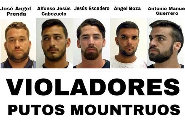 hyaiHT's tweet image. ¿No quieren que se publiquen las fotos? Si tu no entiendes que NO es NO, yo tampoco. Maldita #LaManada  #yositecreohermana