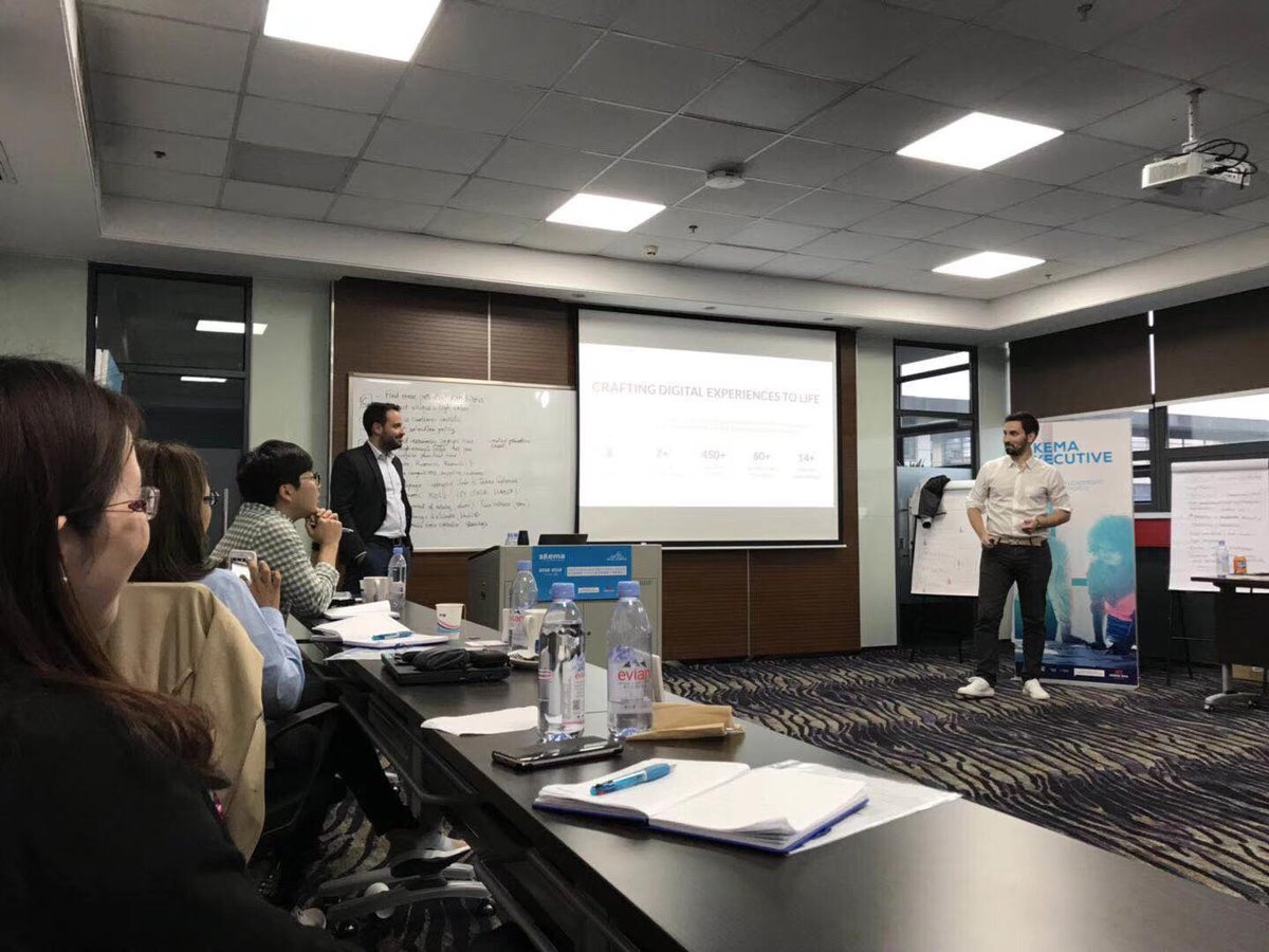 itconsultis's tweet photo. What an honor! We were asked to introduce the B2B digital ecosystem in APAC and China to the @saintgobain Directors APAC and China team for the @SKEMA_BS Executive MBA. Amazing night! @AurelienRigart @tguillemaud https://t.co/HlmK4q7ysC
