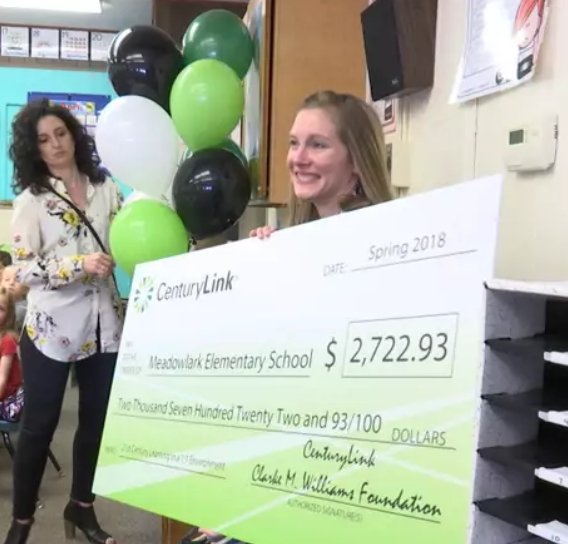 Thank you <a href="/CenturyLink/">CenturyLink</a>! Because of your support my students will have 1:1 devices to use on a daily basis! I am so thrilled to be able to work with these digital learners in an authentic way! Thank you!