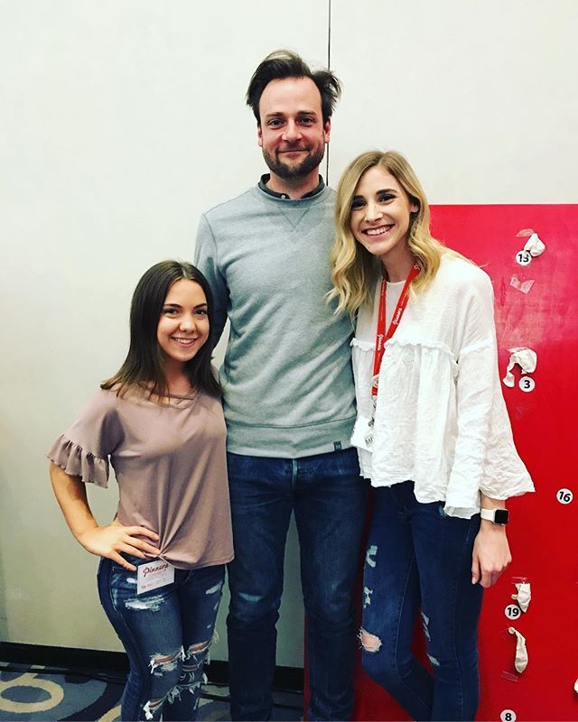 PinspirationGA's tweet photo. Our @pinspirationga muses with Evan Sharp co-founder of @Pinterest tonight at @pinnersconf! #pinners #pinnersga #pinnersconf 
#mypinterest #pinspirationga #howitsmadematters #pinnersconfga #pinnersatl #vippinners #pinnersconference #pinallthethings #📌 #ATL https://t.co/ItaiBfqiZY