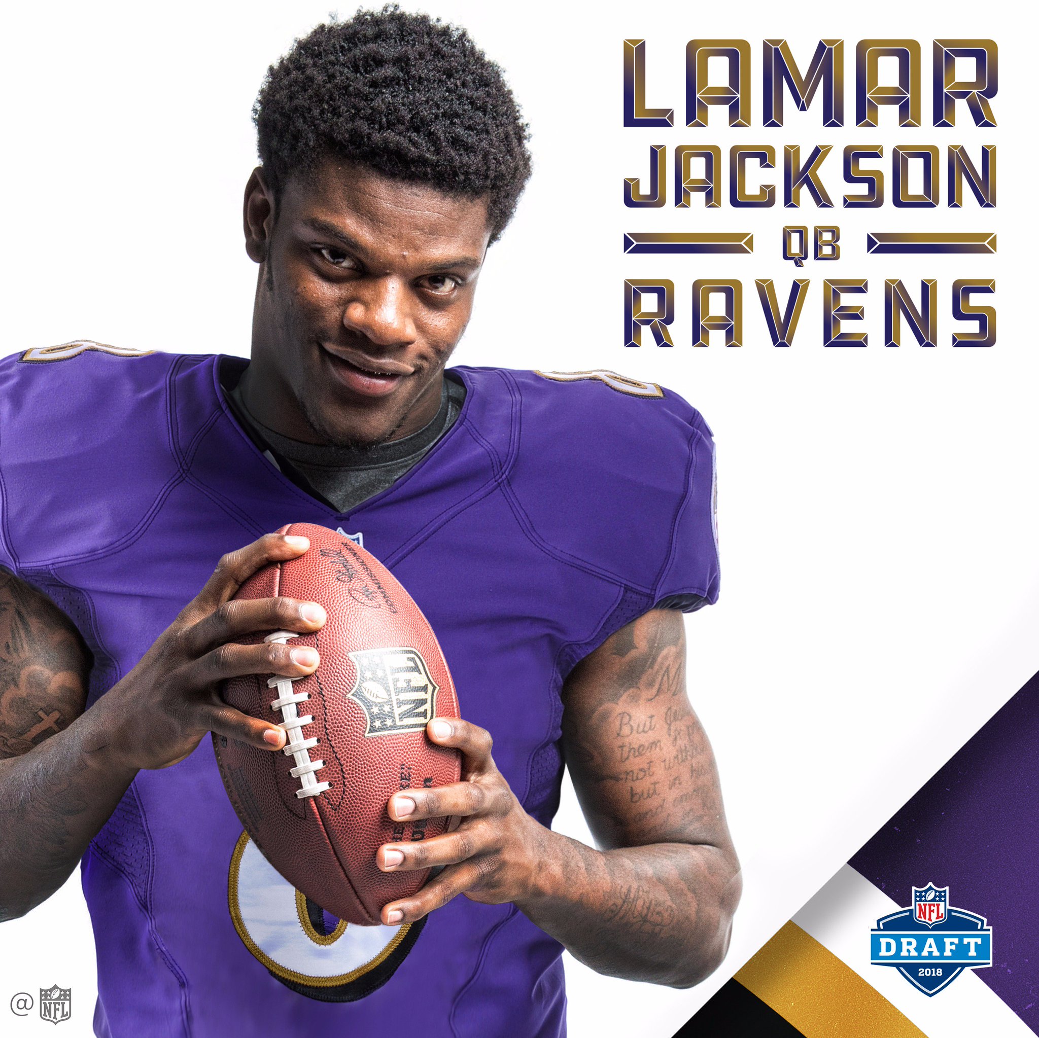 NFL on X: 'Welcome to the Baltimore @Ravens, Lamar Jackson! 