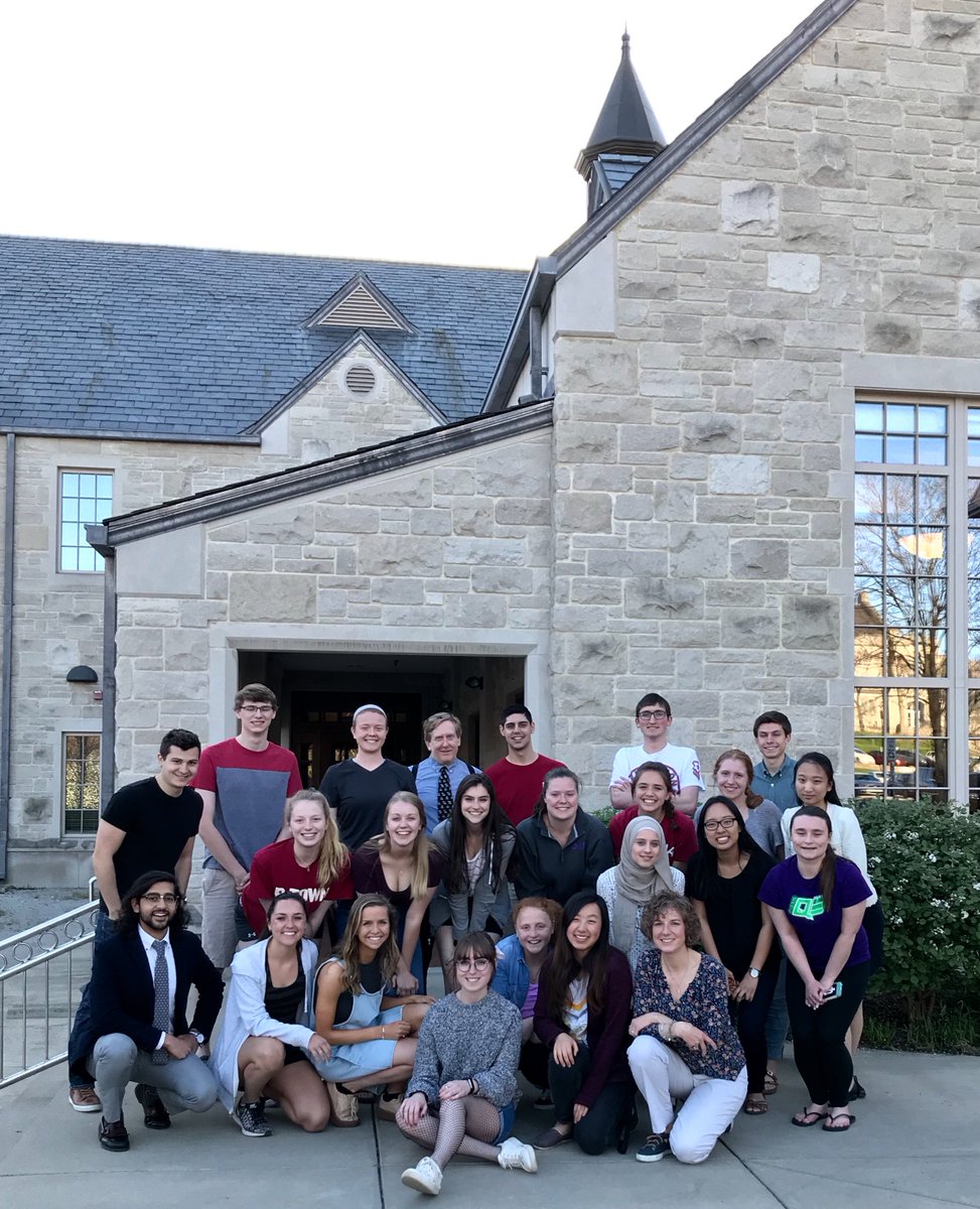 momukhtar's tweet photo. Caring, suffering, dying - impt themes in medicine - are oft forgotten in undergrad edu. Privileged to have spent this semester teaching (alongside @IURadiology’s Dr. Richard Gunderman) a literature-based, cancer-themed course at my alma mater, @IUBloomington, on precisely this. https://t.co/syZh02zchb