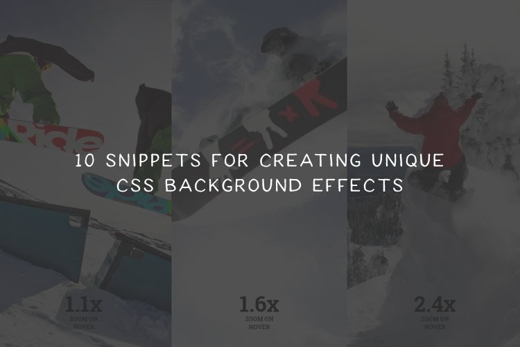 speckyboy's tweet photo. 10 Snippets for Creating Unique #CSS Background Effects https://t.co/3Q5Nr1L1UI https://t.co/nAQOMHLUuL