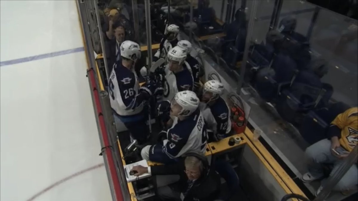 nshproud's tweet photo. Anyone remember on Nov. 14th, 2015 when the @PredsNHL beat the @NHLJets 7-0 on home ice &amp; 6 men got sent to the box for each team in the 3rd Period???

This should be a fun series. https://t.co/Hh3plhozGm