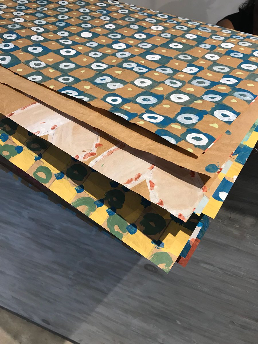 BooteekSL's tweet photo. Our wrapping paper is now at The Design Collective! 😊 They are made from up-cycled tea paper and have been hand painted by adults with special needs. They are very special to us and are embedded with a lot of love and good vibes🤗 #booteeksl #thedesigncollective #paintandsmile https://t.co/F2EaItIH3j