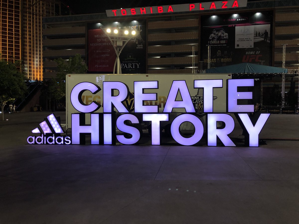 Creating history! #VegasGoldenKnights