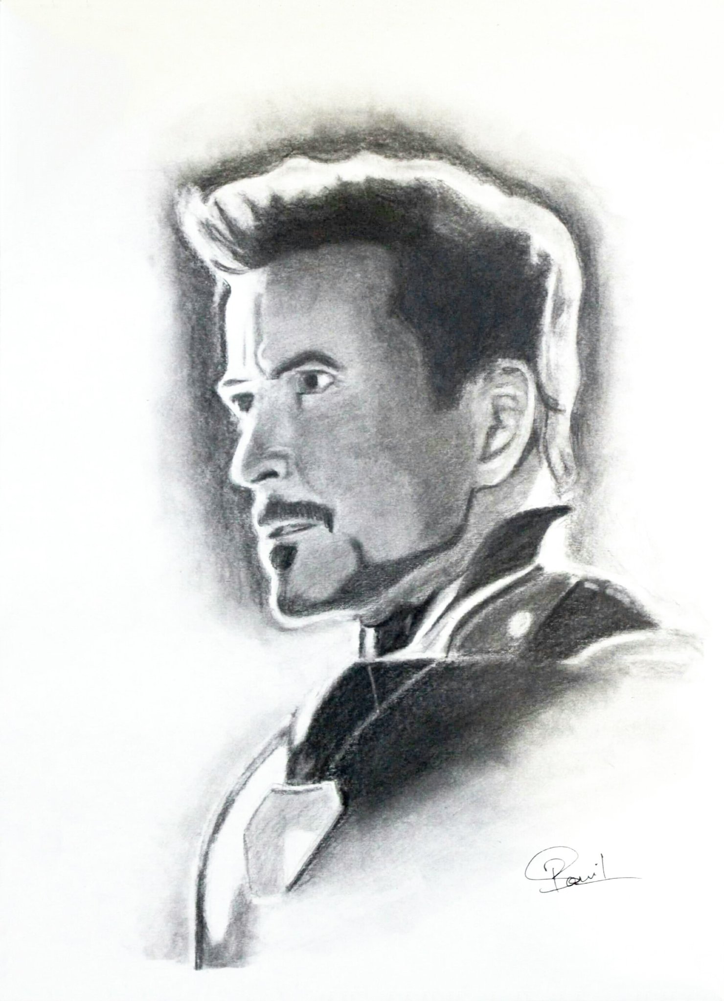 My Iron Man sketch - with process/progress shots — Steemit