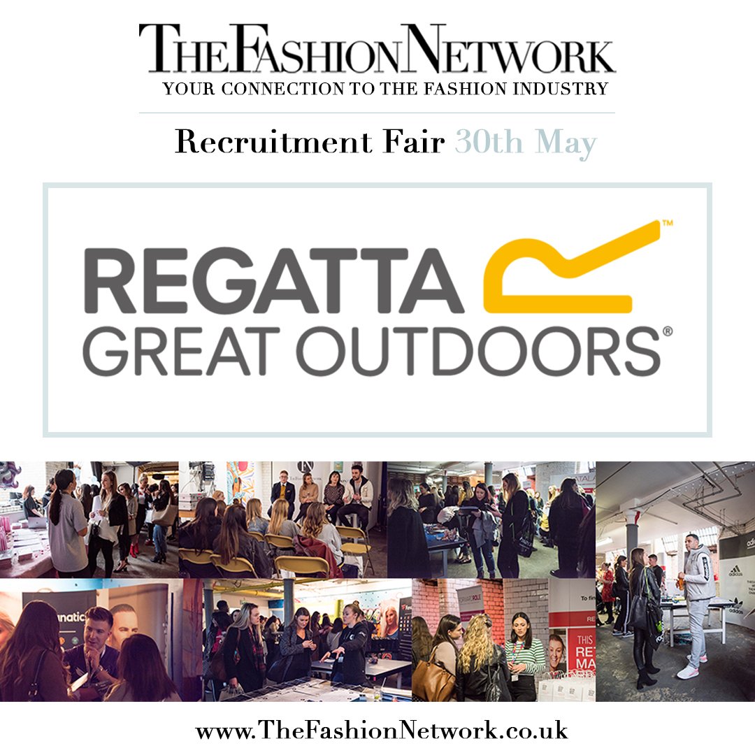 TheFashionNetUK's tweet photo. @RegattaOutdoors are confirmed to be attending our Recruitment Fair this May along with @boohoo and @matalanjobs !
Get your ticket now ποΈ > https://t.co/EYKwY8LcYO
#TFNRecFair #FashionJobs #FashionCareers https://t.co/vxDMIE29Cy