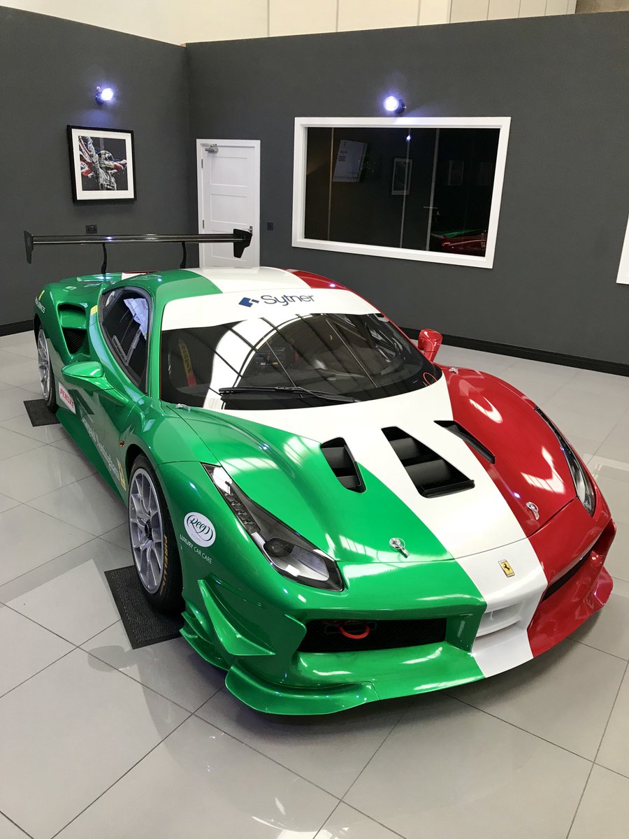 Graypaul Nottingham Official Ferrari Dealer On Twitter Our Ferrari 488 Challenge Demonstrator Is Complete Designed By Our Franchise Director Mario Vignali The Car Features A Full Italian Metallic Finish Livery Created
