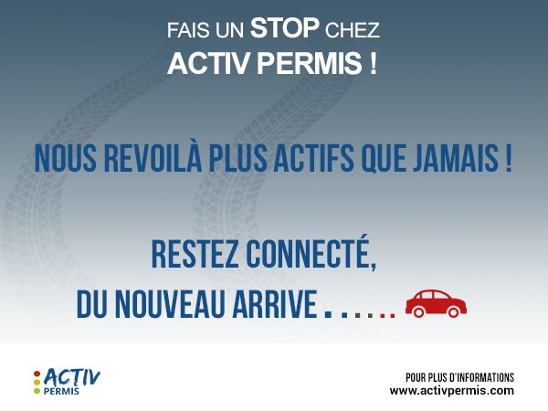 Activ Permis (@ActivPermis) / Posts / X