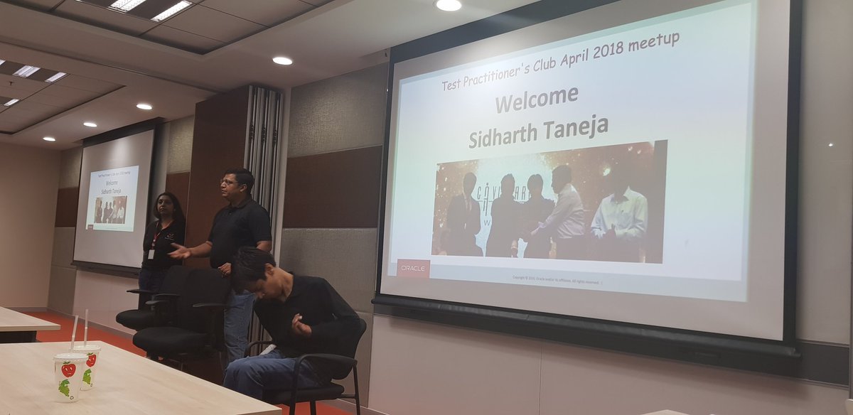 smitapmishra's tweet photo. Thanks @manojjain99 for introducing us to Siddharth Taneja, an inspiring story from @makemytrip. Much respect for @deepkalra and you too Manoj. #TestPractitionersClub https://t.co/zCN2UhTt7H