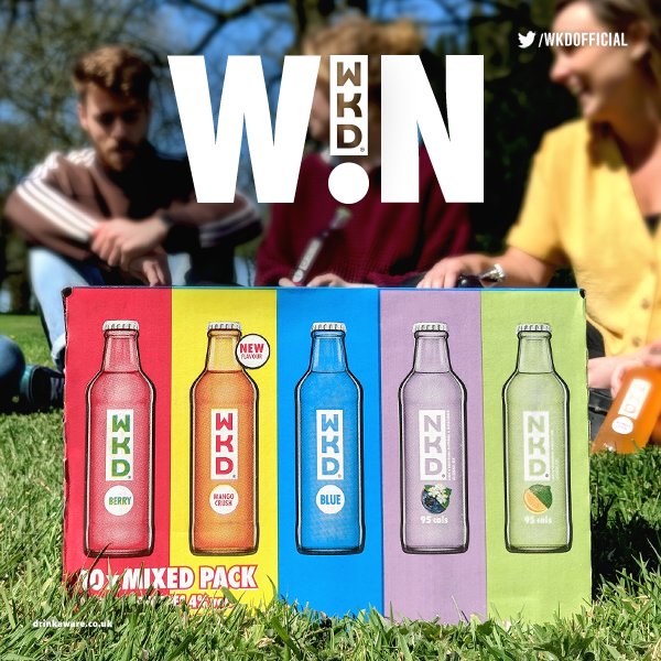 WKDOfficial's tweet photo. Who’s spotted our fresh mixed pack, complete with new Mango Crush? We’re giving away 20 packs because, well, SUMMER. Tell us who you’d share yours with to enter.
Over 18 only. Comp closes 03.05.18. T&amp;Cs https://t.co/Zw1e7usB6S https://t.co/zO6Nqq0gyK