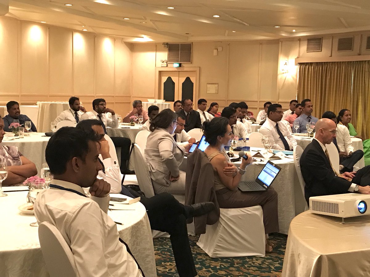 AmChamLK's tweet photo. Glad to have our members participate and provide an industry perspective at the IPR Border Enforcement Workshop organized by @uspto + @USEmbSL #lka #WorldIPDay2018 https://t.co/3t6TeGkXZG