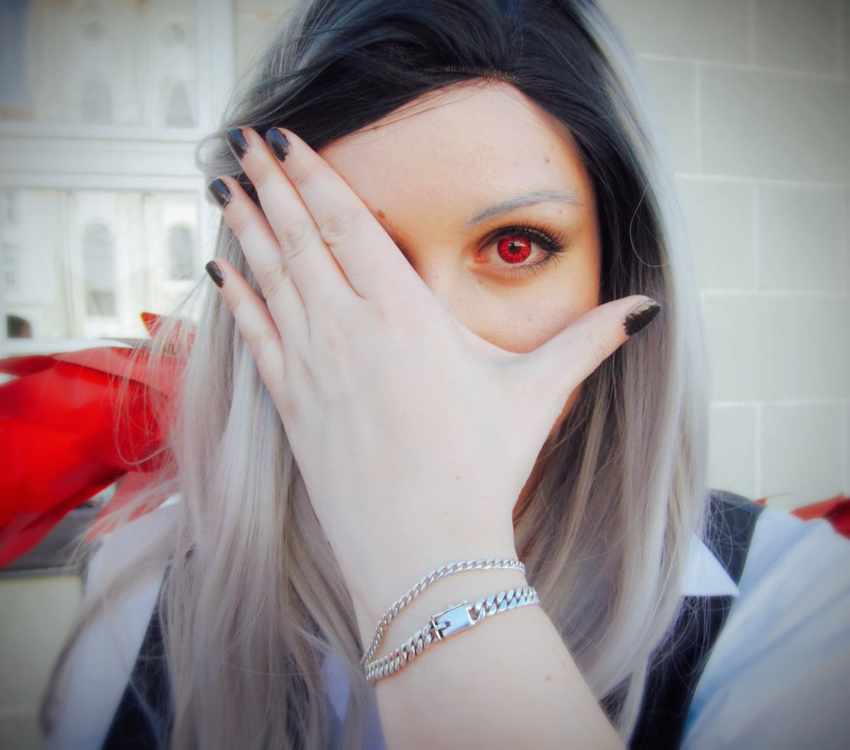 Yonah_Cosplay's tweet photo. We are actually nearing the end of my female kaneki photos. So I wanna day thank you for your interest and I hope you like them 😊
.
.
.
#cosplay #cosplayer #tokyoghoul #tokyoghoulcosplay #kanekiken #femalekaneki #germancosplay #contactlenses #circlelenses #wig #makeup https://t.co/jMepnFvxuS