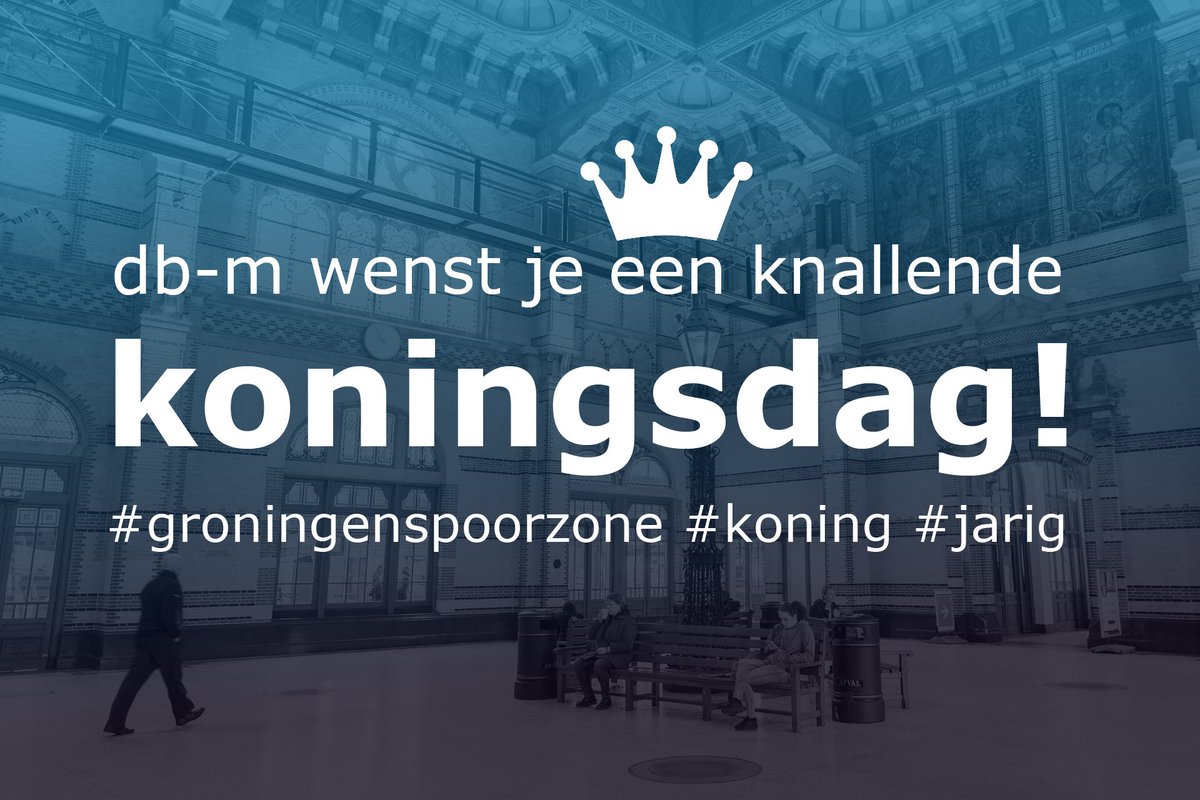 #Groningen, de stad van #Koningsdag2018. Voor ons de stad van #GroningenSpoorzone: meer sporen en een #station dat klaar is voor het groeiende aantal reizigers. En van #raakvlakmanagement, want dat brengt ons naar deze prachtige stad. Fijne #Koningsdag, maak er wat moois van!