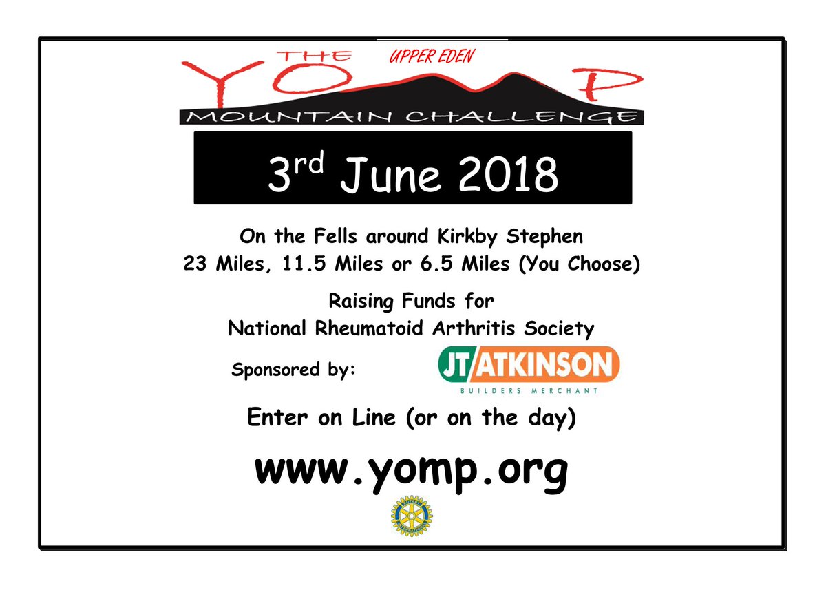YompMountain's tweet photo. Upper Eden Yomp Mountain Challenge in just 5 weeks, time to get your entry in. 3rd June on the fells around and above Kirkby Stephen, Cumbria. https://t.co/Tsxz0wFu9f