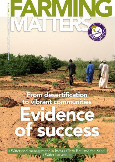 Sustainable agriculture in dry and degraded areas is about the resilience of farmers and ecosystems. With examples from different parts of the world, this issue of Farming Matters shows the importance of local knowledge and appropriate policies. Read more goo.gl/8oWwdd