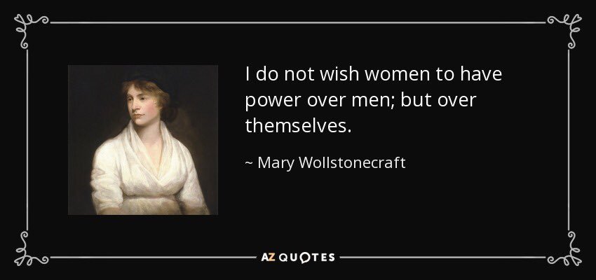 A Vindication Of The Rights Of Woman Quotes Grado En Estudios Ingleses (Uma) Sur Twitter : "On This Day In 1759, Mary  Wollstonecraft Was Born. She Was A Writer, A Philosopher And A Pioneer Of  Feminism, Best Known For A