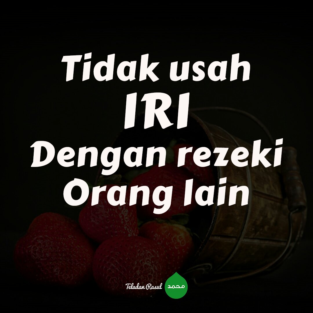 Bersyukur sajalah sahabat #TeladanRasul :)