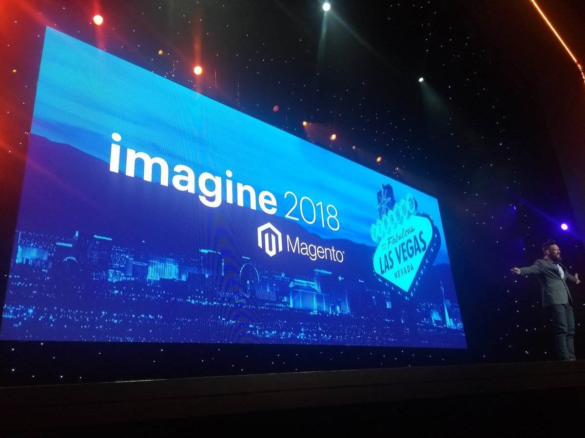 CS2switzerland's tweet photo. Unsere Entwickler waren an der #imagine2018, der @magento Konferenz in Las Vegas. #ecommerce https://t.co/UxgmbJyYEc