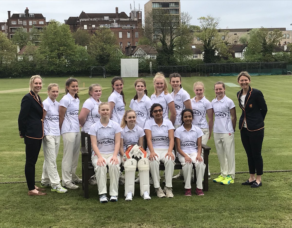 nhehs_sport's tweet photo. Todayโs the day the @GDST Select Cricket team ๐ take on an all โญ๏ธ @HomeOfCricket Team and we congratulate both Hannah (Year 11) and Deepa (Year 13) for representing the team. Shirt presentation is complete....let the games begin! @cricketforgirls @nhehs #GDSTselect #cricket https://t.co/teoB1fUy79