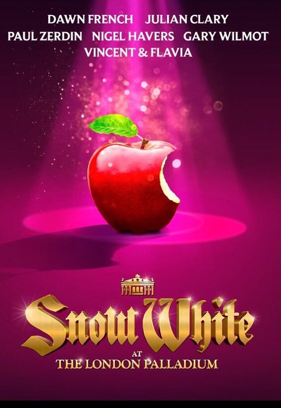 VFVincentFlavia's tweet photo. @VFVincentFlavia are very pleased to announce that they will be appearing in @SnowWhiteLDN @ the London Palladium this Christmas with an incredible cast @JulianClary @thenigelhavers #DawnFrench @paulzerdin @garywilmotactor tickets go on sale May 4th @QdosPantomimes https://t.co/D4DuSR96F4