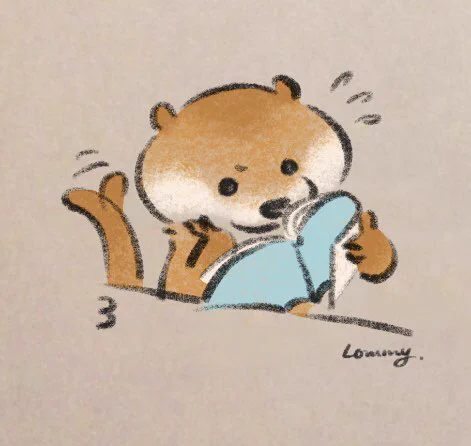 そうそう。ちゃんと勉強してるの。

#カワウソ 