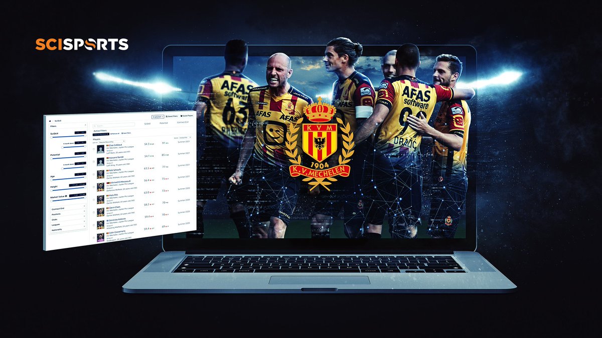SciSportsNL's tweet photo. 🇧🇪 | KV Mechelen partners with SciSports and adds sports data analytics platform Insight to their recruitment process | https://t.co/x8h3SuRsEb https://t.co/GtvpM6gHk6