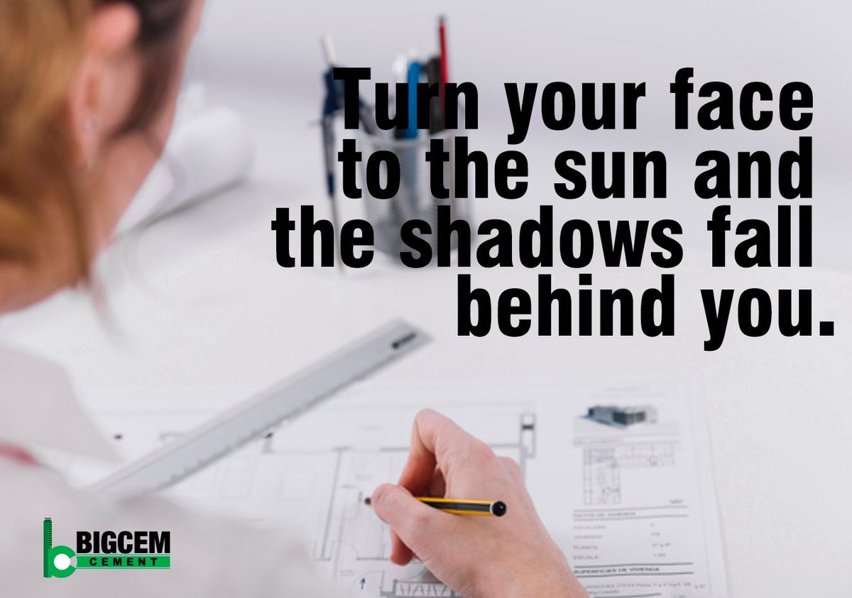 BigCementIndia's tweet photo. Turn your face to the sun and the shadows fall behind you.
@BigCementIndia #Cement #construction https://t.co/LPLqxJ40LR https://t.co/F2BKWd3HiR