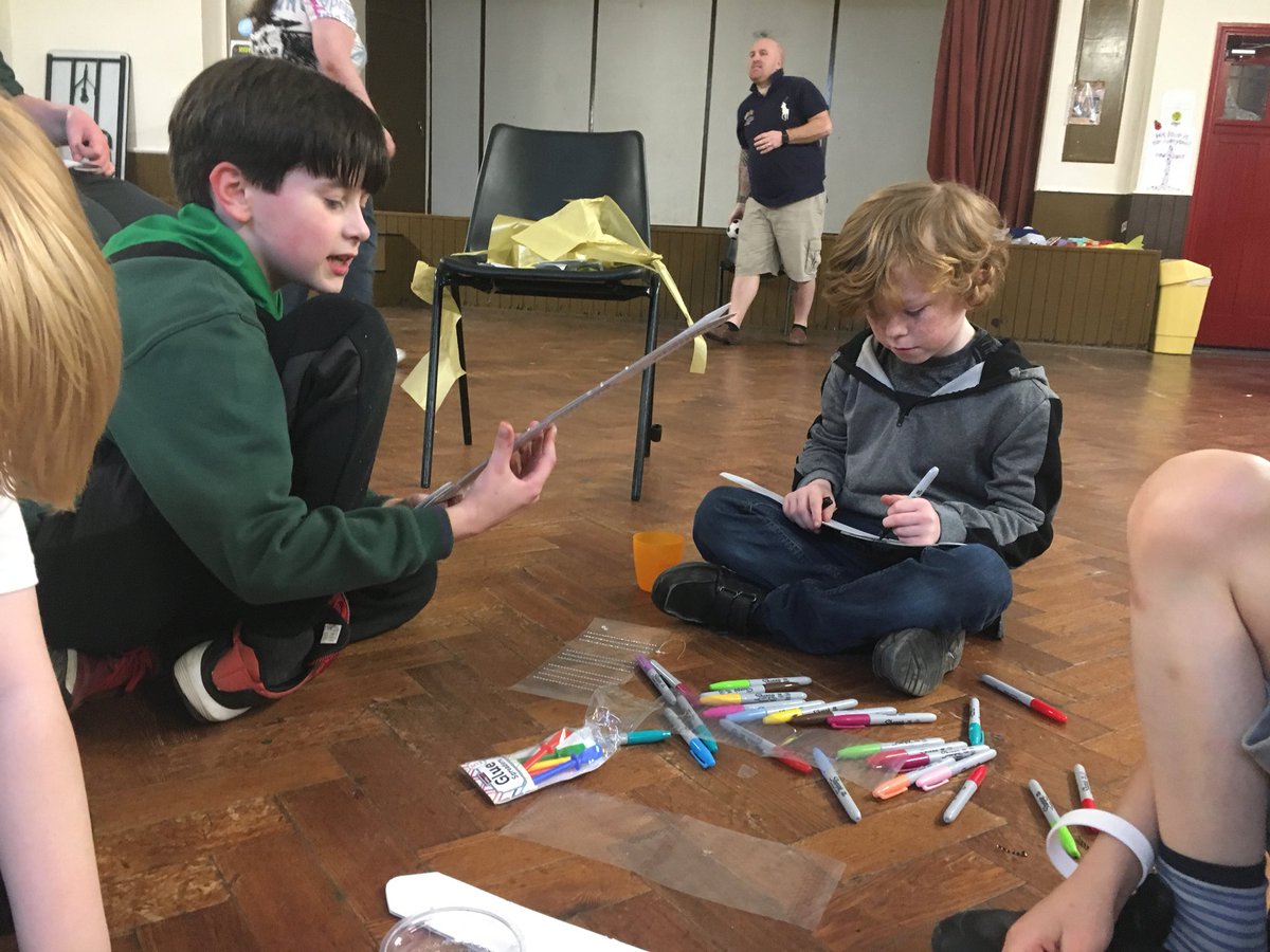 9th_fairfield's tweet photo. St Georges Day swords! https://t.co/YLFEUYMlHx