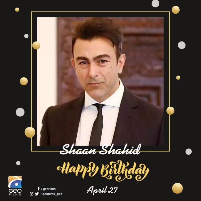 A very happy birthday to Shaan Shahid    