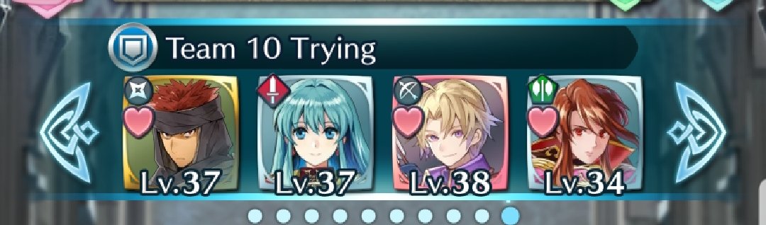 i keep forgetting i have to talk here to save my followers from punching their wallsanyways i forgot that i found out u could name ur team a while ago and named them so i was so confused when i saw thisi guess ikes not a quitter anymore hes pulled his weight around here