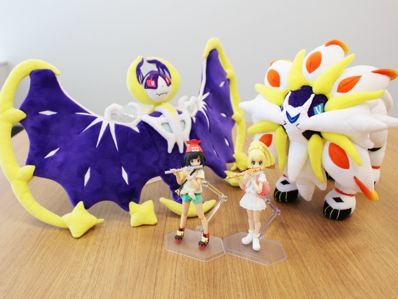 Pokemon Action Figures Solgaleo Lunala Plush