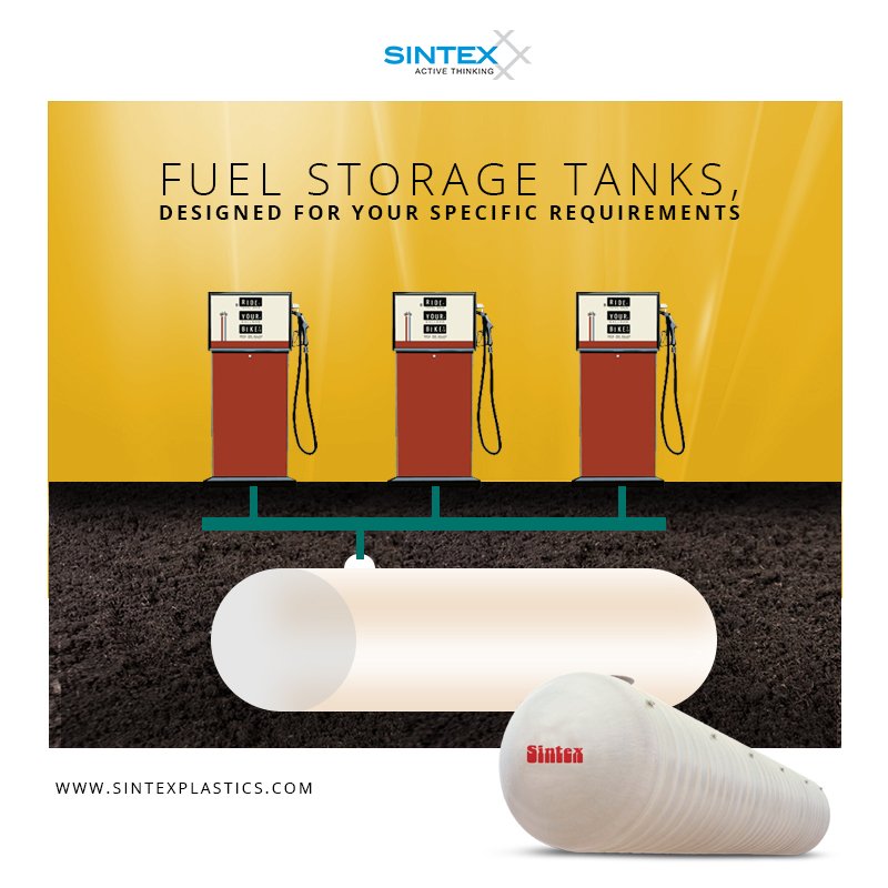 sintex_india's tweet photo. #FuelStoragetanks by #Sintex are designed to fulfill all your #specific requirements https://t.co/hAWInVHEMW