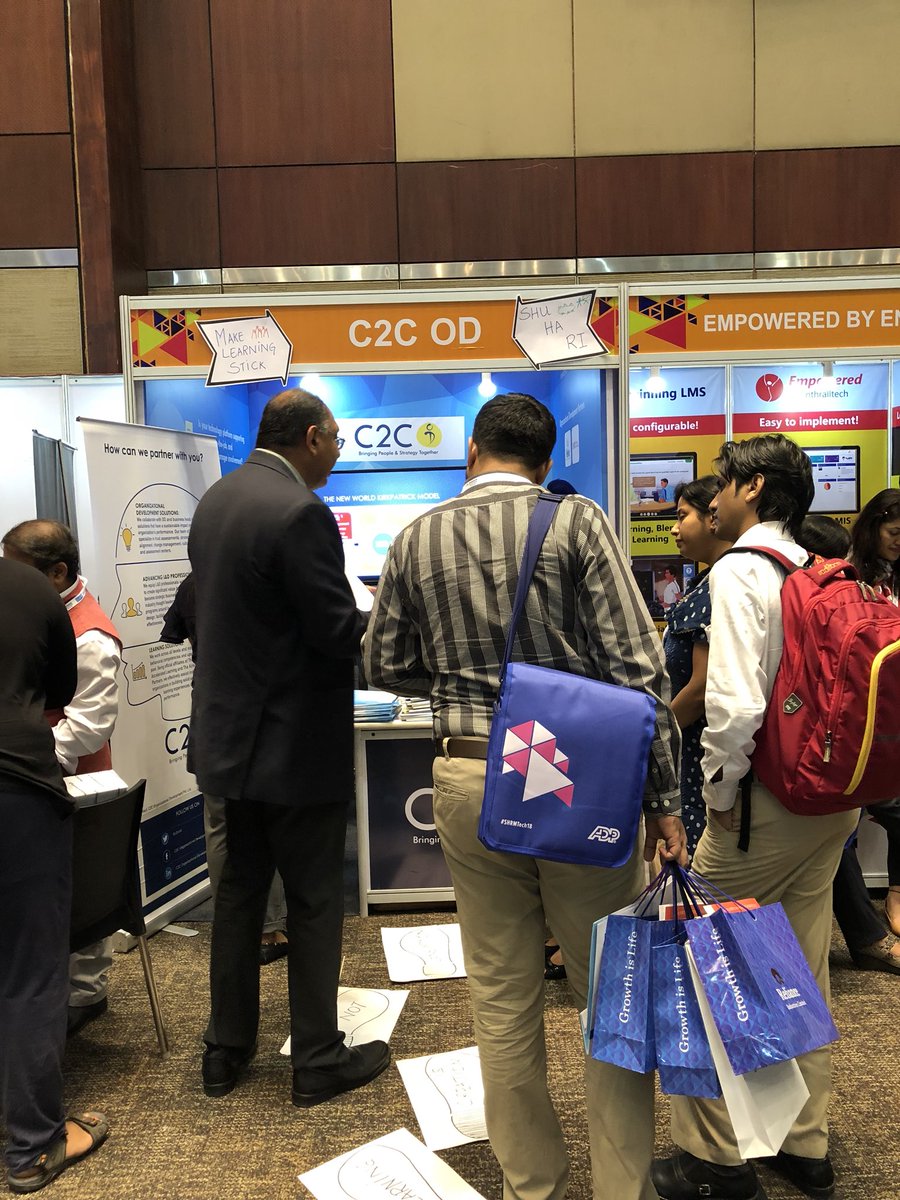 c2cod's tweet photo. We are having some great conversations at our #booth51 with everyone at #SHRMTech18. Join us in the conversation today and also get a chance to win something exciting too! https://t.co/EFcBVLs7cA