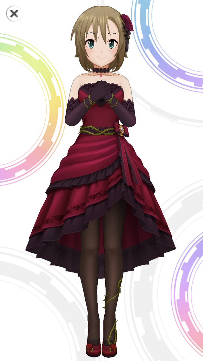 Km ラブデス衣装スカーレット ローズ 李衣菜 智絵里 まゆ 美穂 T Co Od5ksgeus6 Twitter