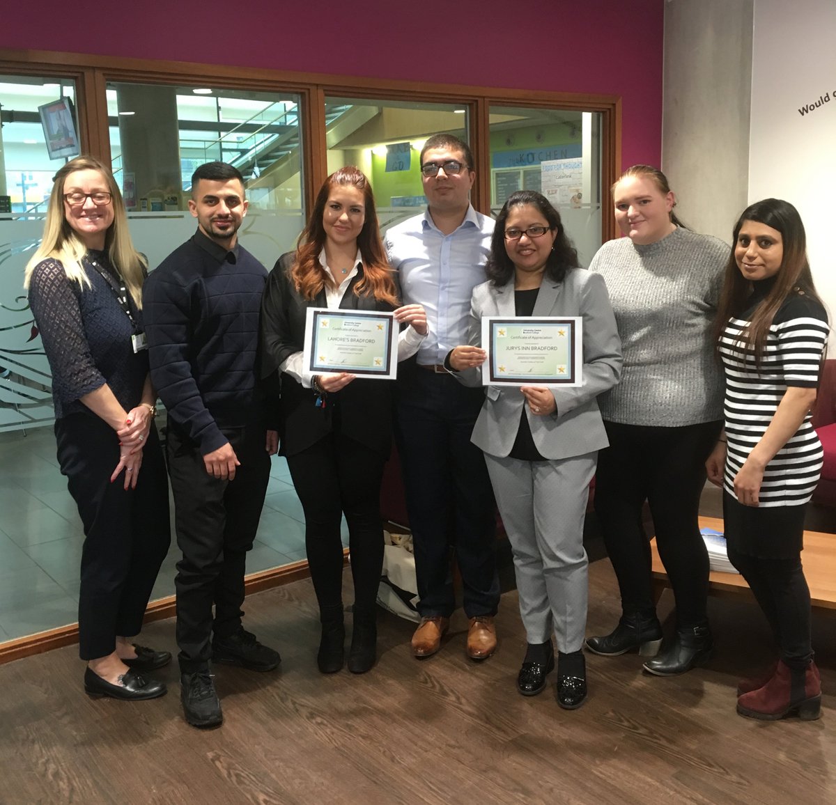 Bradford College tweet media