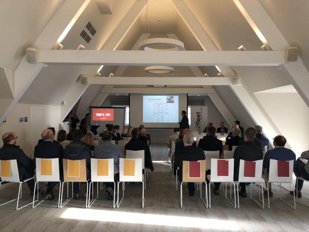 link2fleet's tweet photo. Place à la session francophone du #fleetdating by link2fleet avec pour thème la fiscalité automobile, le WLTP, le budget de mobilité et le cash for car. Plus d’une trentaine de gestionnaires de flotte francophones attentifs à ces sujets brûlants dans notre secteur ! #fleet https://t.co/7Df5t3aQSZ
